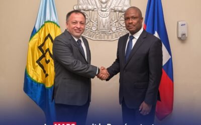 Haïti : Le Ministre Jean-Victor Harvel Jean-Baptiste rencontre le Représentant régional du HCR, José Egas