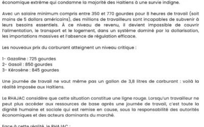 Haïti étranglée : travailler une journée ne suffit plus pour acheter du carburant