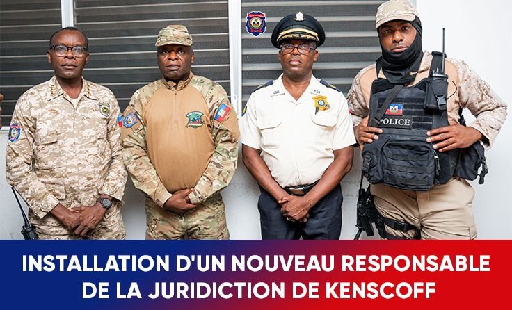 Morisseau Jean Pierre Ketler prend les commandes du commissariat de Kenscoff