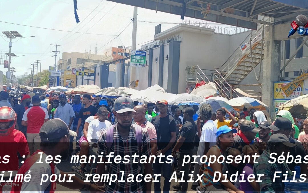 Delmas : les manifestants proposent Sébastien Saintilmé pour remplacer Alix Didier Fils-Aimé