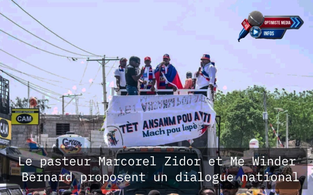Le pasteur Marcorel Zidor et Me Winder Bernard proposent un dialogue national