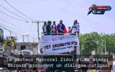 Le pasteur Marcorel Zidor et Me Winder Bernard proposent un dialogue national