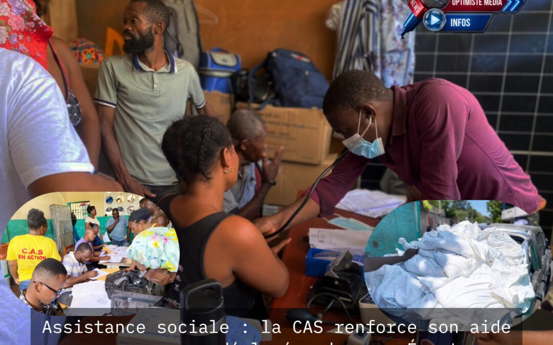 Assistance sociale : la CAS renforce son aide aux personnes déplacées du camp Équateur
