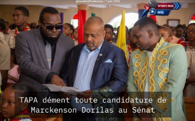 TAPA dément toute candidature de Marckenson Dorilas au Sénat